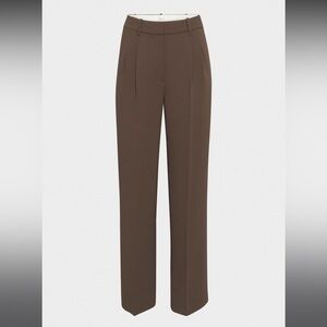 Aritzia Wilfred The Effortless Pant size 2 Rich Mocha Brown